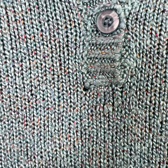 Cozy Soft Plus Size Split Hem Sweater in Teal - No Tags - Measurements Included - Picture 5 of 10